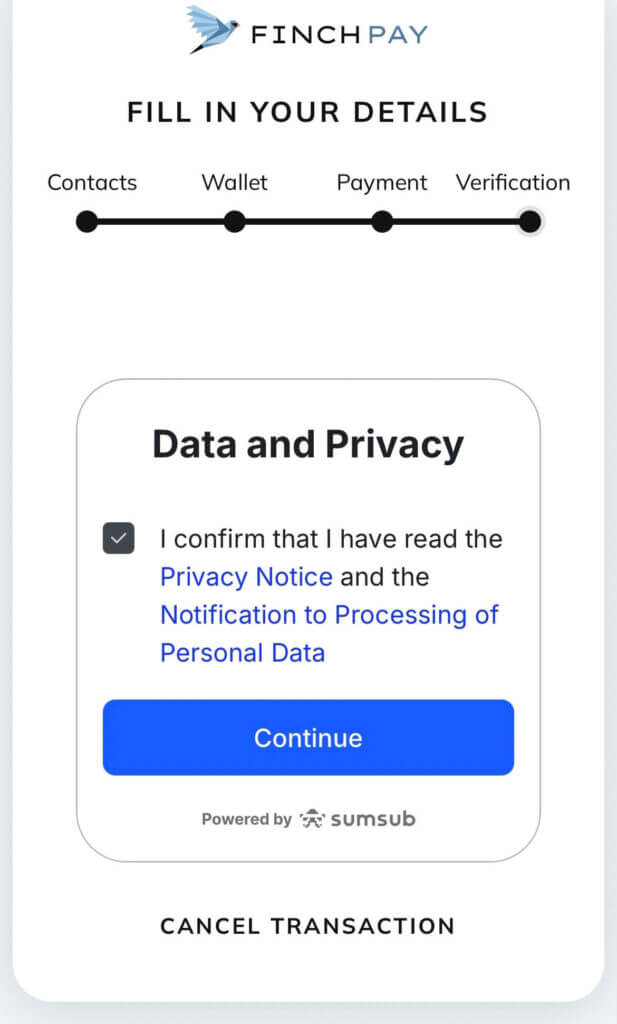 the KYC service provider