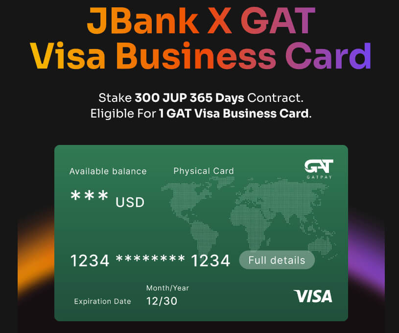 JBank x GAT Visa Business Card