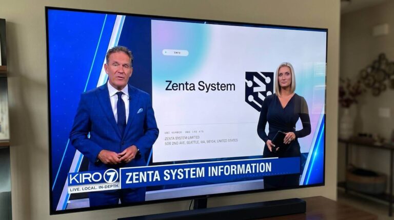 Zenta-System featured on a local Seattle news program