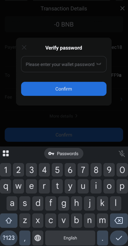 password