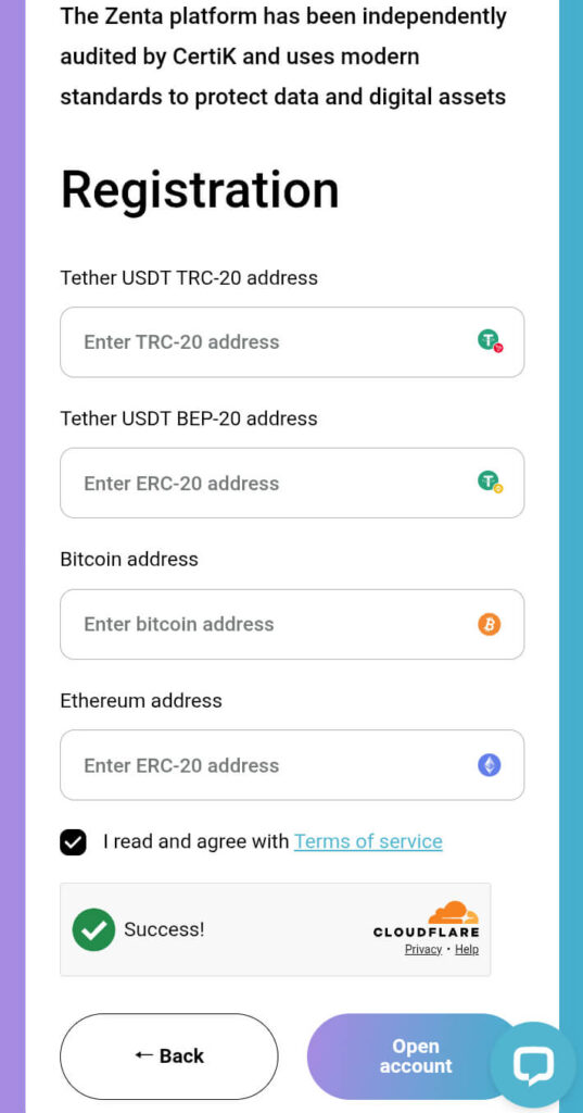 wallet address